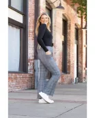 Ready to Ship | The Felicity 30" Plaid Bootcut Leggings