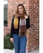 Ready to Ship | Colorful Plaid Knit Scarf Collection