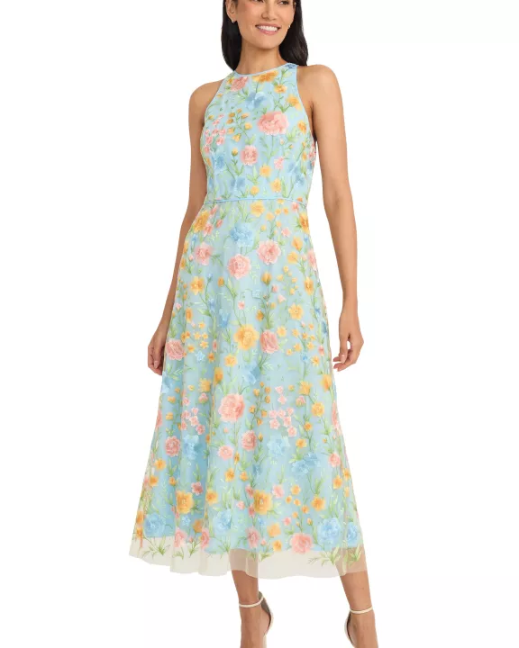 HALTER NECK MIDI DRESS