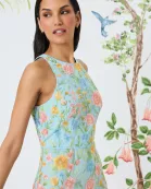 HALTER NECK MIDI DRESS