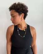 Tally Beaded Chain Necklace