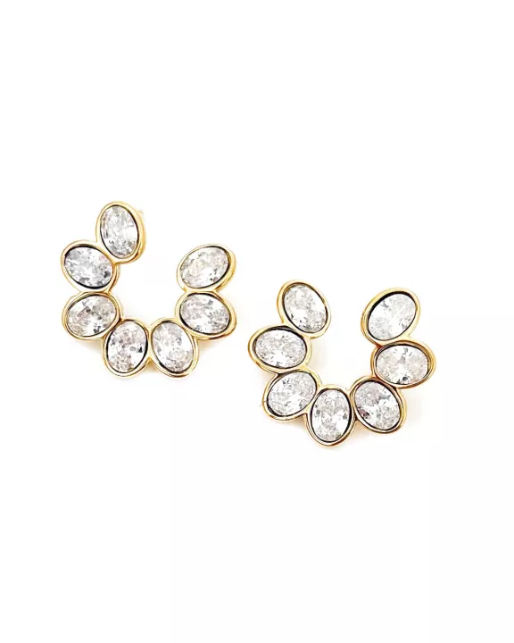 Ezzy Crystal Stud Earrings