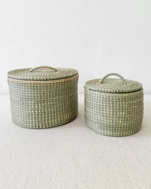 Sweetgrass Trinket Basket