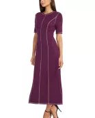 COLORFAST SHORT SLEEVE DRESS
