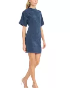 VELVETEEN RIB STRIPE MINI DRESS