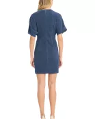 VELVETEEN RIB STRIPE MINI DRESS