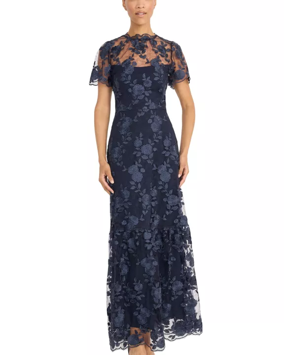 EMBROIDERY MAXI DRESS