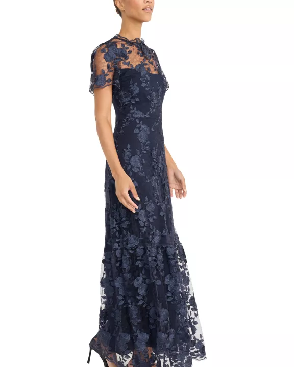 EMBROIDERY MAXI DRESS