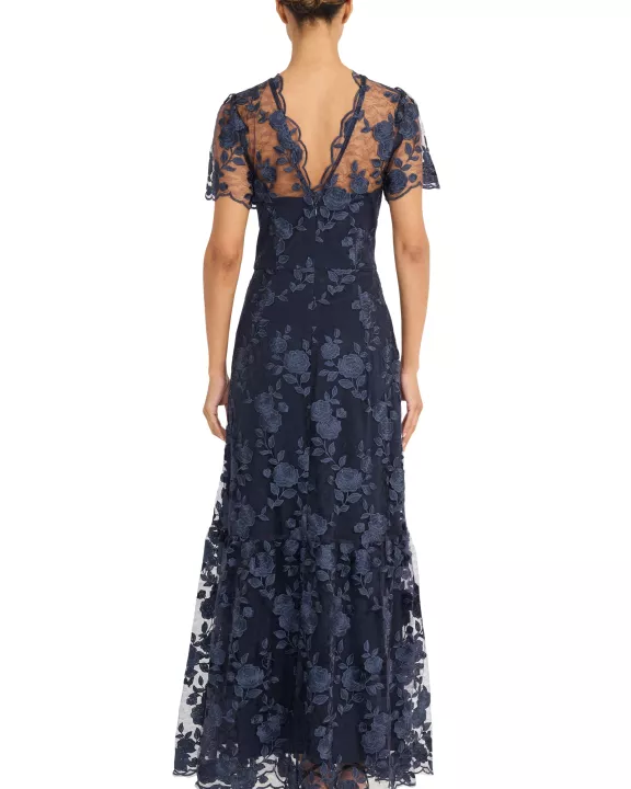 EMBROIDERY MAXI DRESS