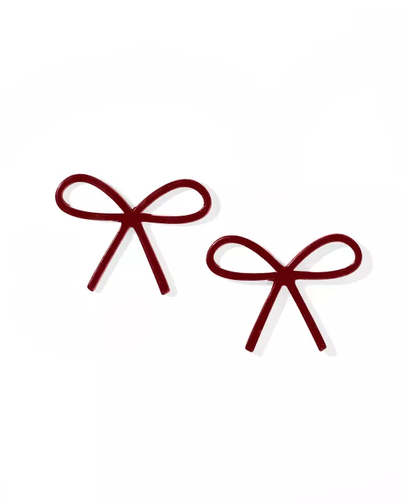 Lola - Maroon - Earrings