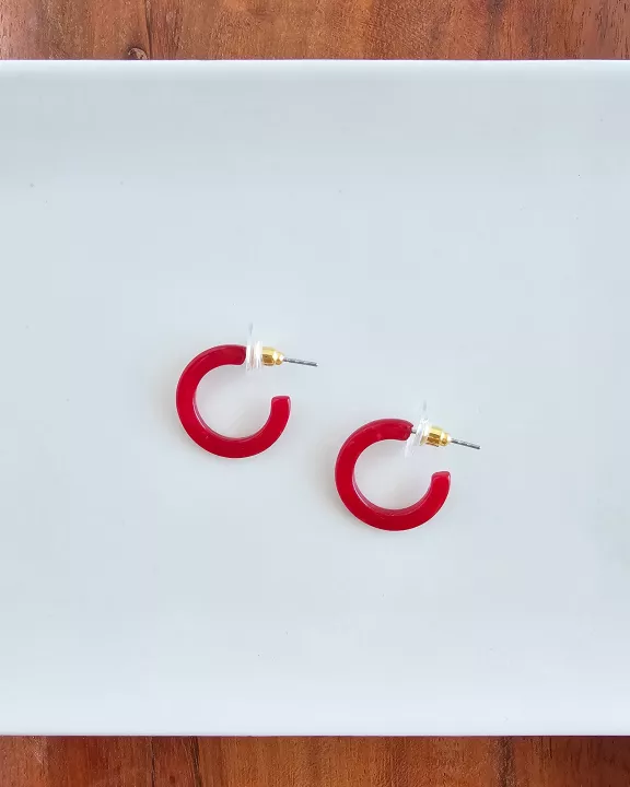 Micro Cam Mini Hoops - Scarlet