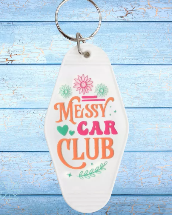 Messy Car Club Keychain
