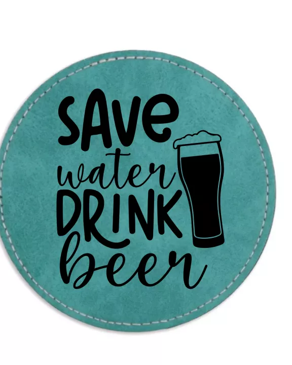 Save Water Drink Beer Coaster Set