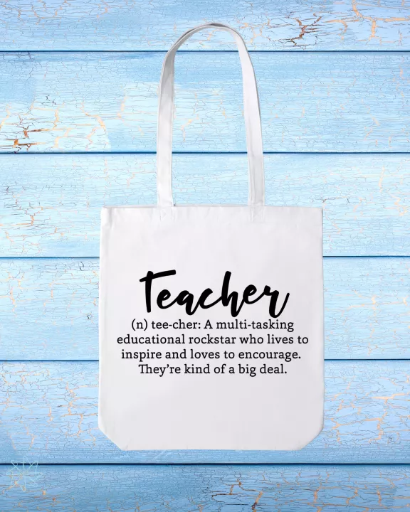 Teacher Definition Tote Bag