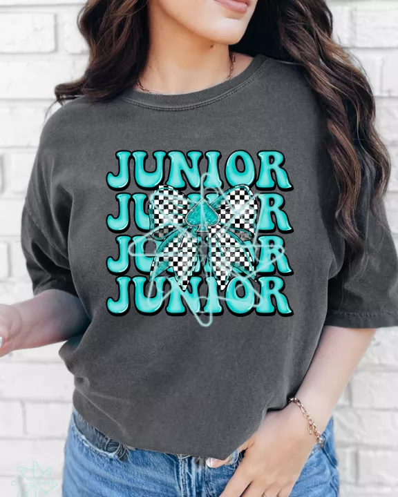 Stacked Junior Tee with Bow