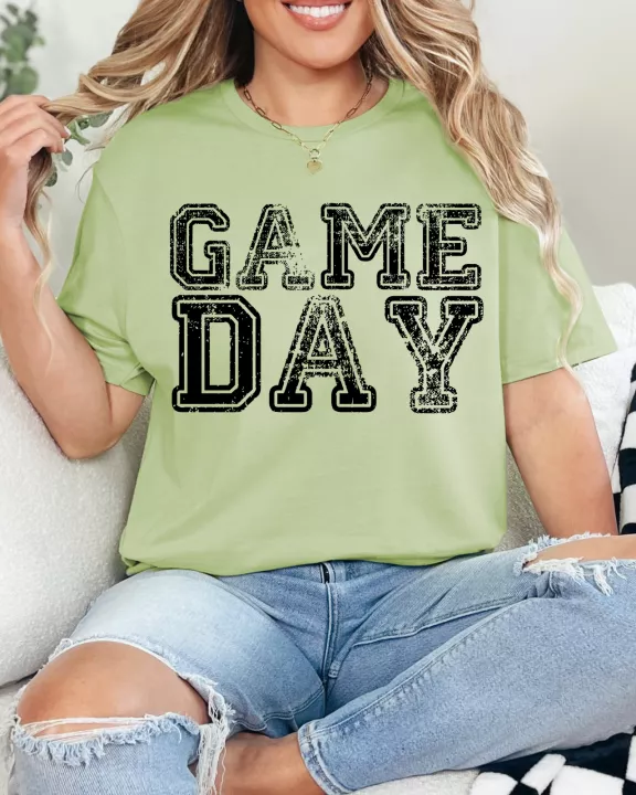 Game Day Black Tee
