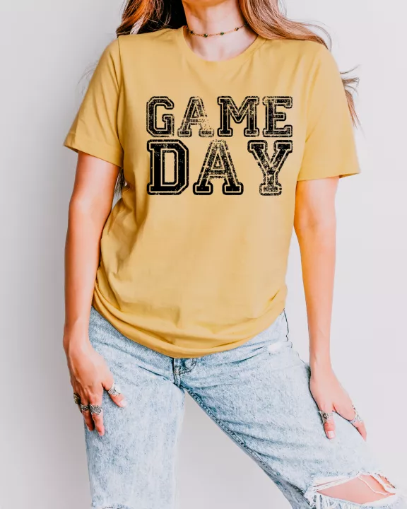 Game Day Black Tee