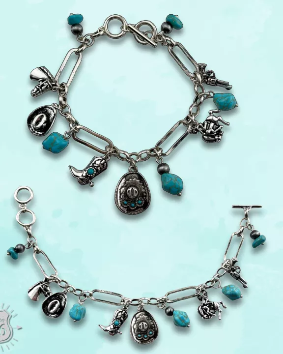 Western style charm bracelet