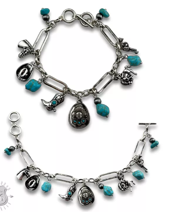 Western style charm bracelet