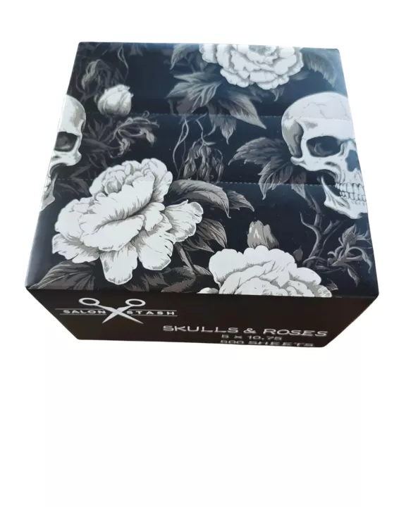 Skulls & Roses Pre-Cut Hair Foils (500 Sheets)