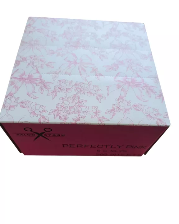 Perfectly Pink Pre-Cut Hair Foils (500 Sheets)