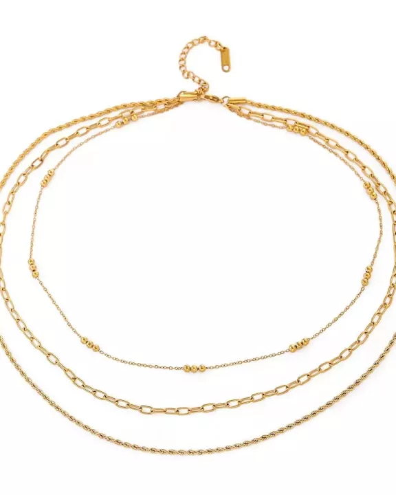 Beaded Layering Necklace Waterproof