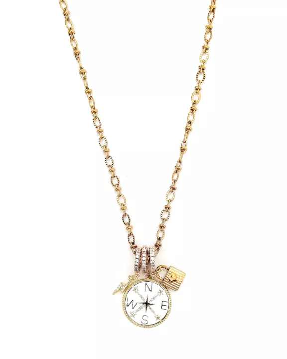 Sammy Cluster Charm Necklace