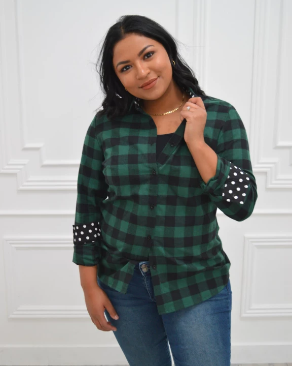 Button My Dots: Hunter Green