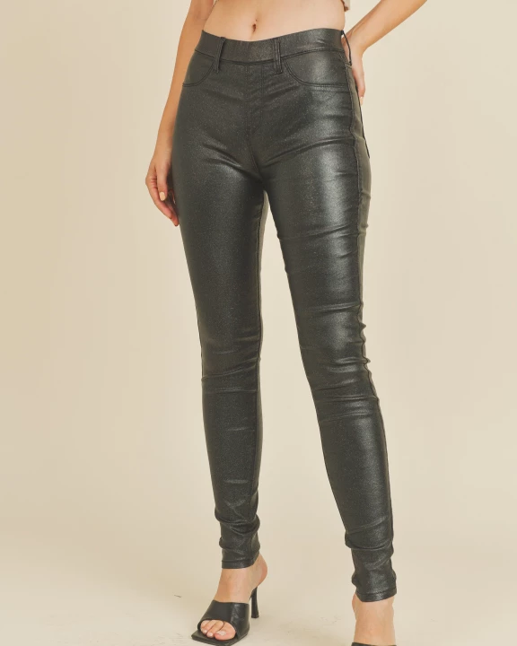 Sparkle Coated Leggings