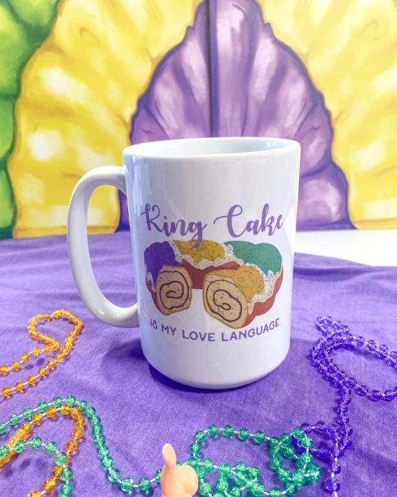King Cake is My Love Language Coffee Mug