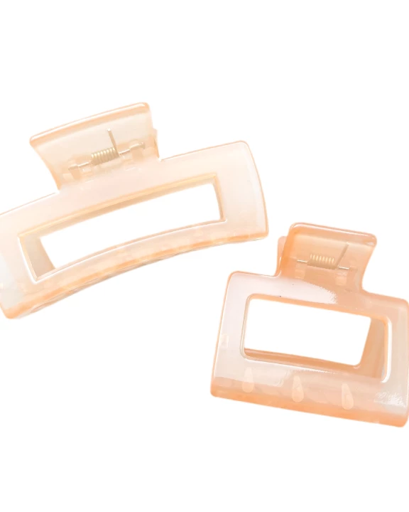 Orange Hair Clips