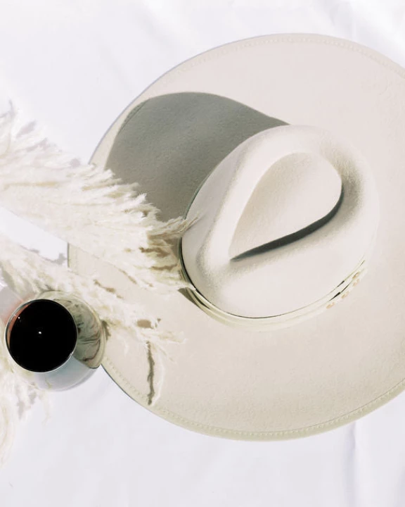 Molded Wool Rancher with Double Leather Band