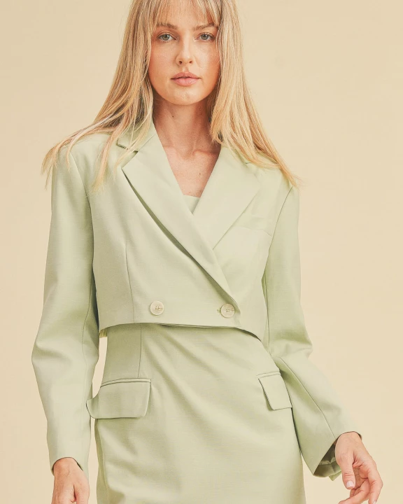 Crop Blazer