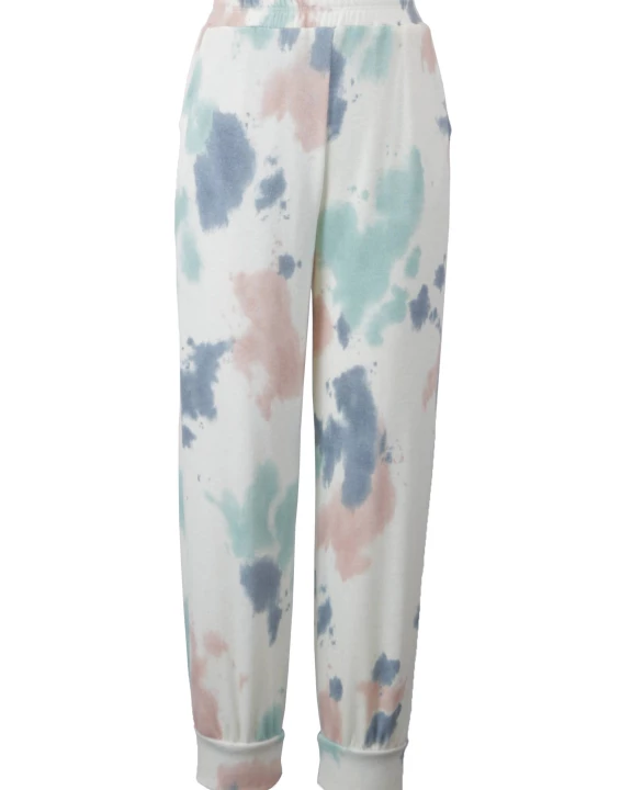 Brushed Hacci Tie Dye Print Joggers