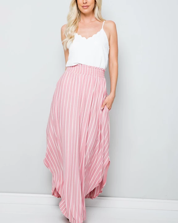 Vertical Striped Skirt