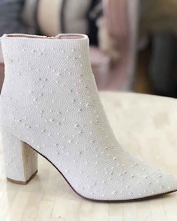 Pretty Pearl Bootie
