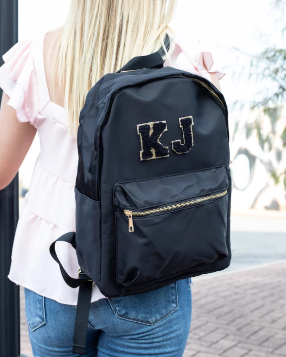 Black Patch Backpack