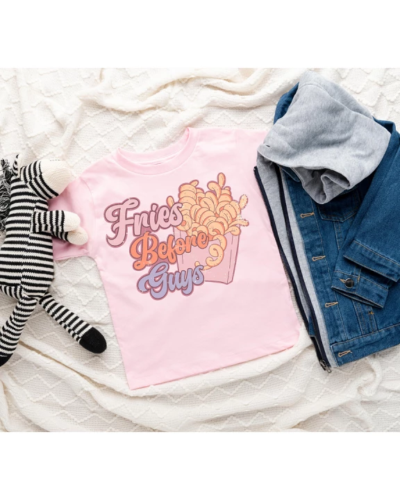 Retro Fries Before Guys Trendy Valentines Tee