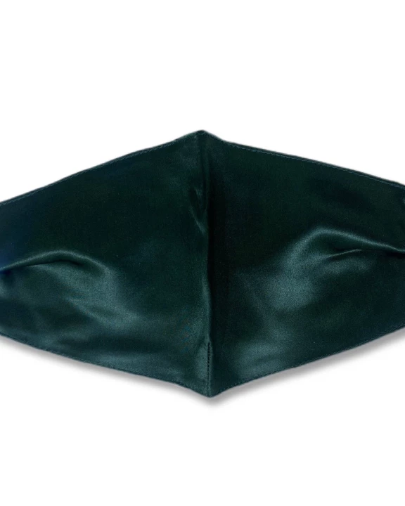 Organic Antibacterial Silk Face Mask - Pine