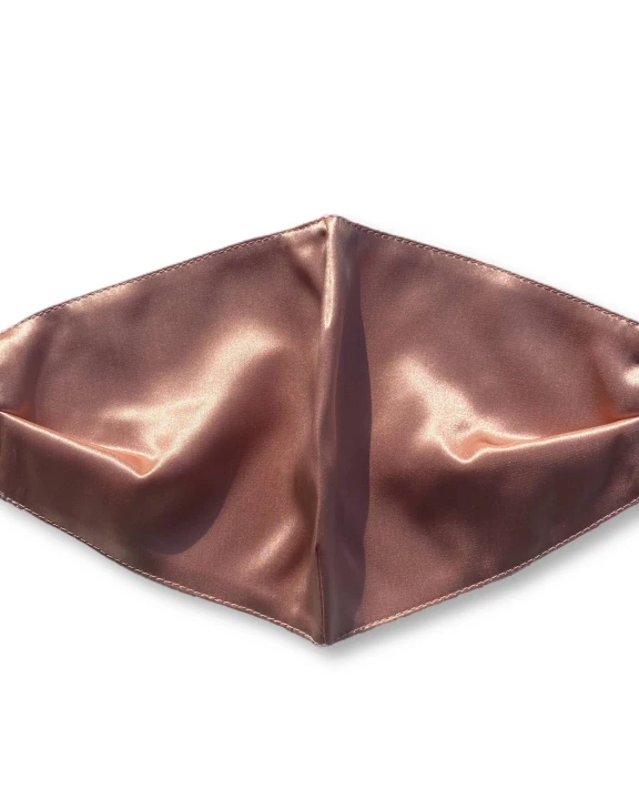 Organic Antibacterial Silk Face Mask - Rose Gold