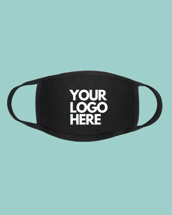 Custom Made Mask for Kids with One Color Logo