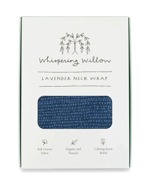 Neck Wrap, Lavender - Deep Blue - Boxed