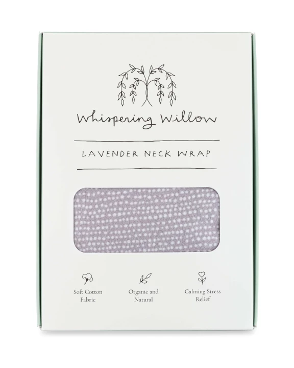 Neck Wrap, Lavender - Tranquil Gray - Boxed