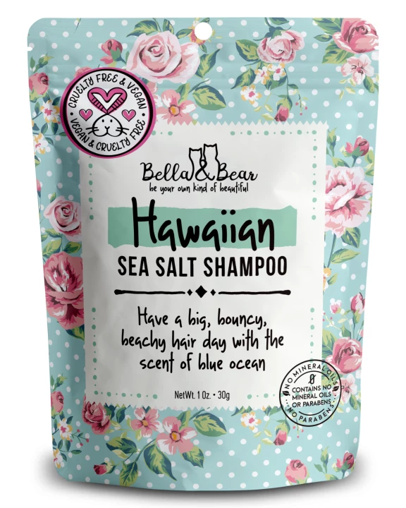 Travel Size Hawaiian Sea Salt Shampoo, Mini 1oz