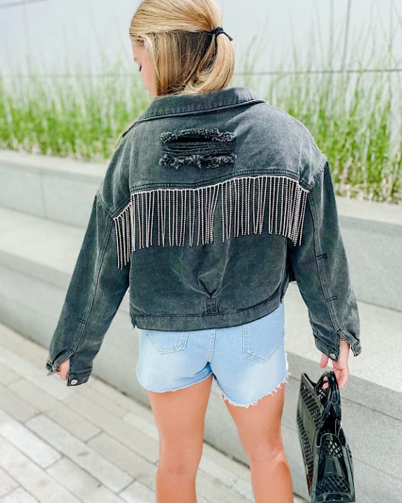 Nashville Native Black Denim Jacket