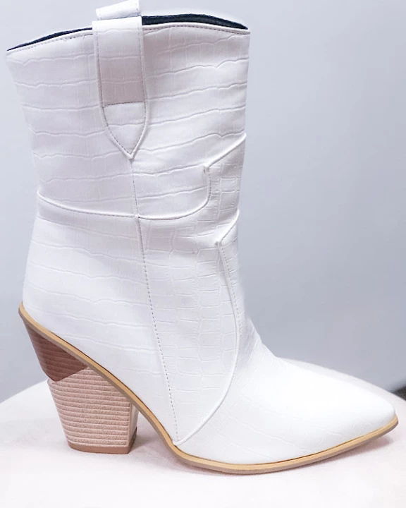 Coachella White Bootie