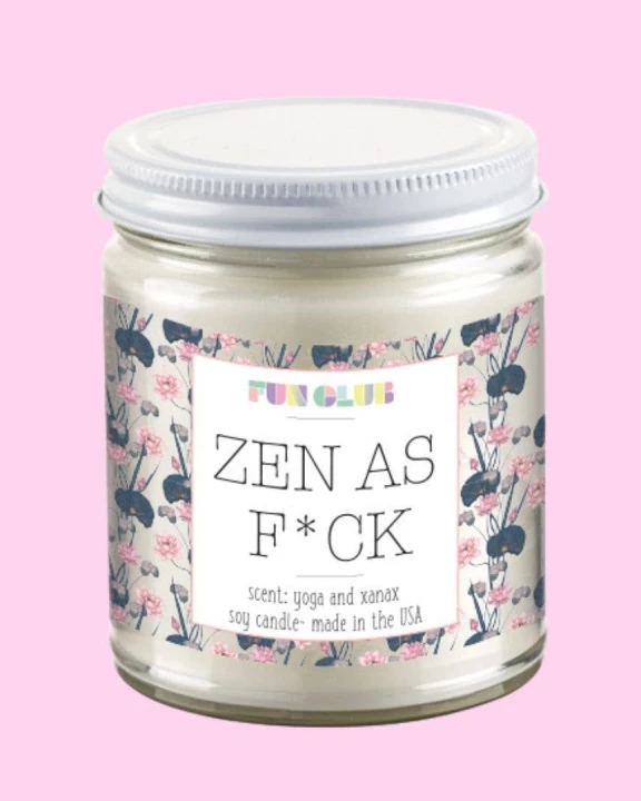 Zen As Fuck Candle