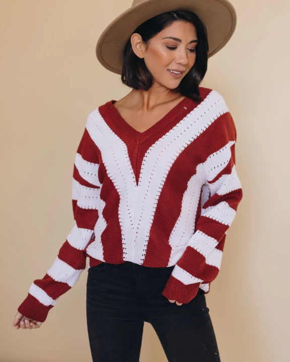 Afterglow Striped Sweater