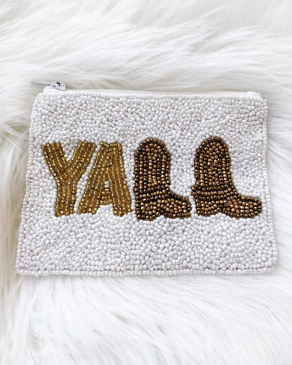 Hey YaLL Beaded Coin Purse