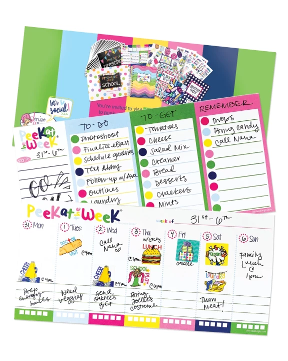 Peek at the Week® 52-Week Mini Planner Pad (Individual Unit)